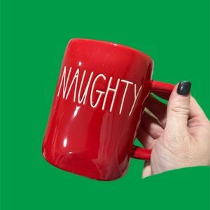 NWT Rae Dunn “Naughty/Nice” ceramic mug